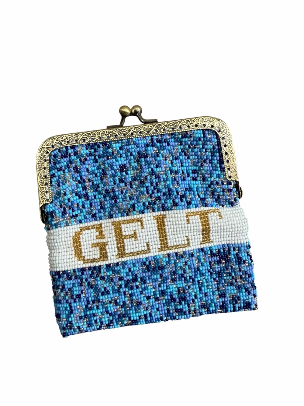 Ariel Tidhar Gelt Beaded Coin Purse